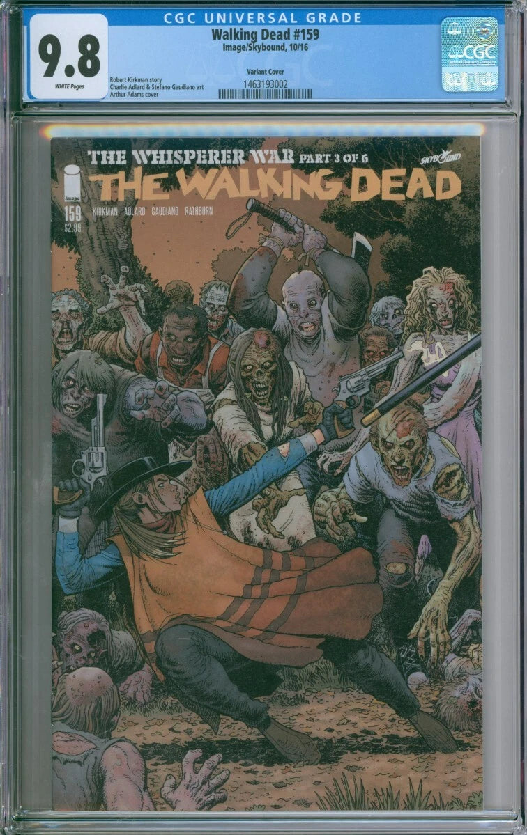 The Walking Dead #159 CGC 9.8 Variant Cover Death Of Lucille