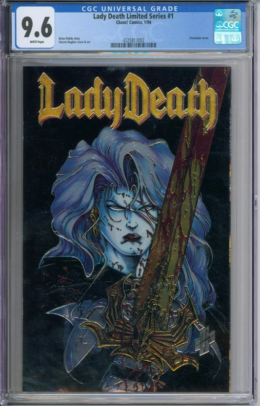 Lady Death Limited Series #1 CGC 9.6 Chromium Cover