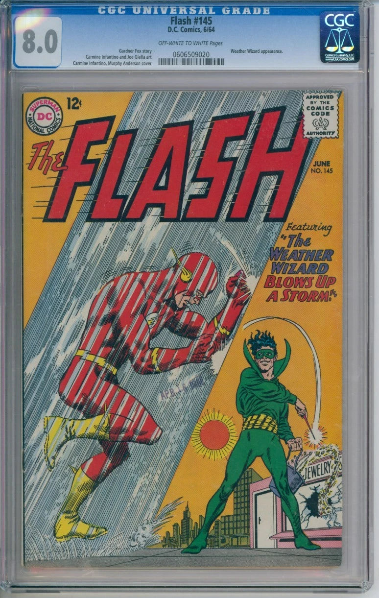 The Flash #145 CGC 8.0 Gardner Fox