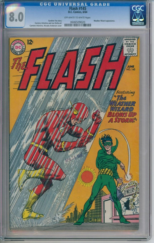 The Flash #145 CGC 8.0 Gardner Fox