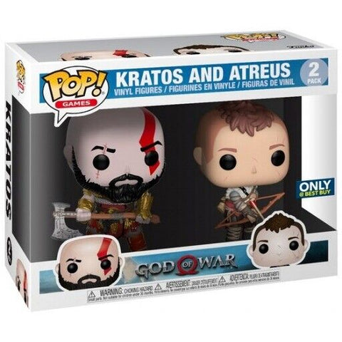Pop Games God Of War Kratos And Artreus 2-Pack