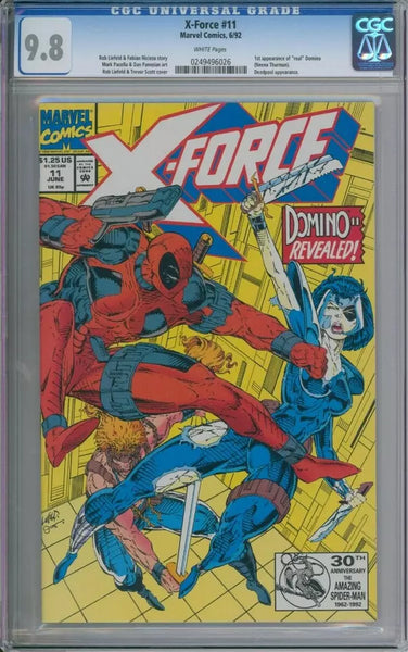 X-Force #11 CGC 9.8 1st Appearance Of "Real" Domino