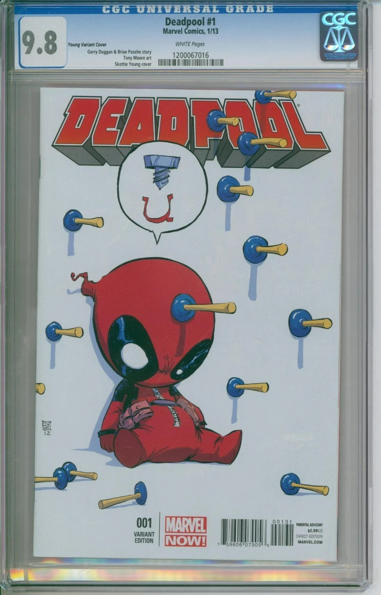 Deadpool #1 CGC 9.8 Variant Cover