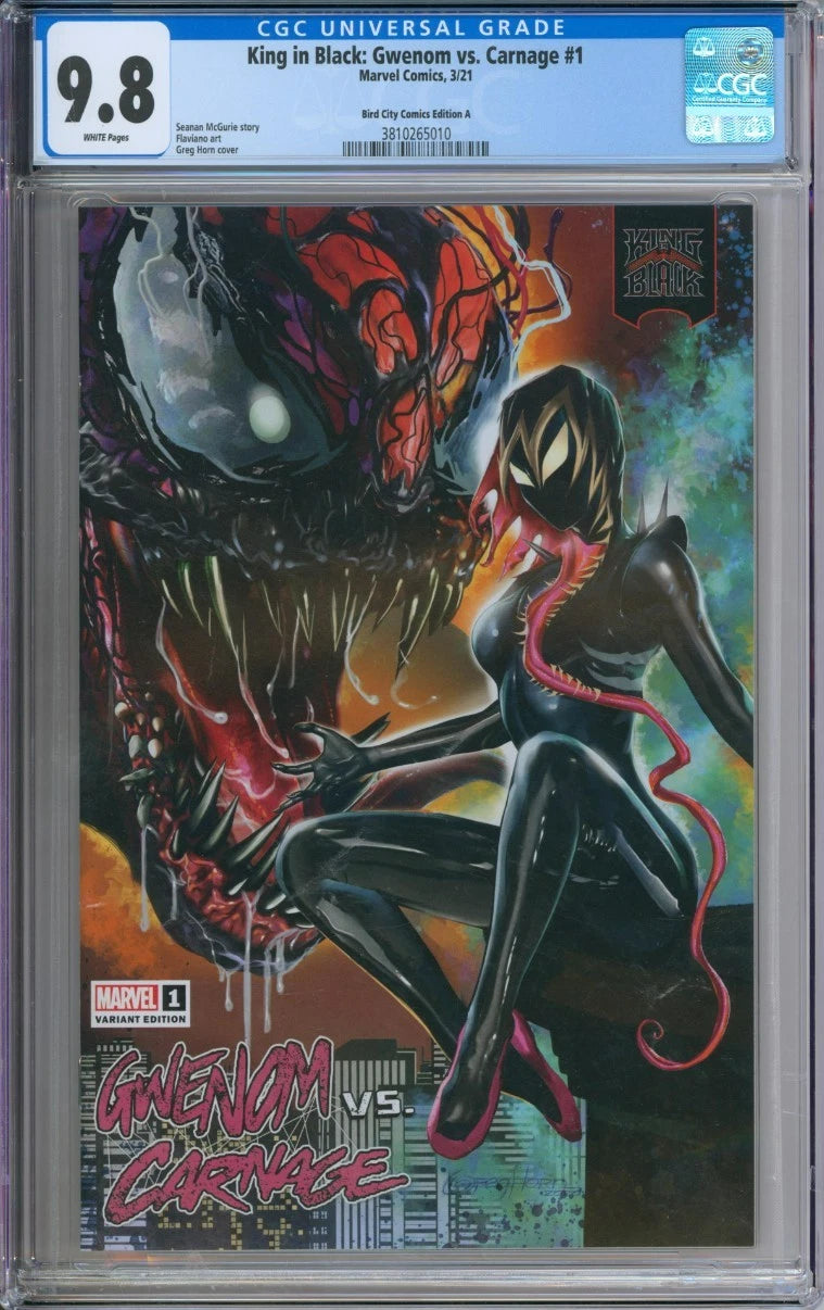 King in Black: Gwenom vs. Carnage #1 CGC 9.8 Bird Comics Edition A