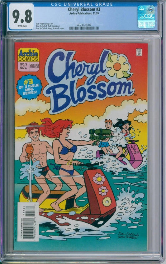 Cheryl Blossom #3 CGC 9.8 Dan DeCarlo