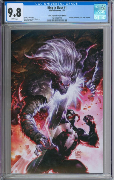 King in Black #1 CGC 9.8 Comic Kingdom "Virgin" Edition