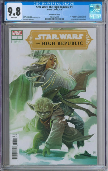 Star Wars: The High Republic #1 CGC 9.8 1st App. Reeve Trennis