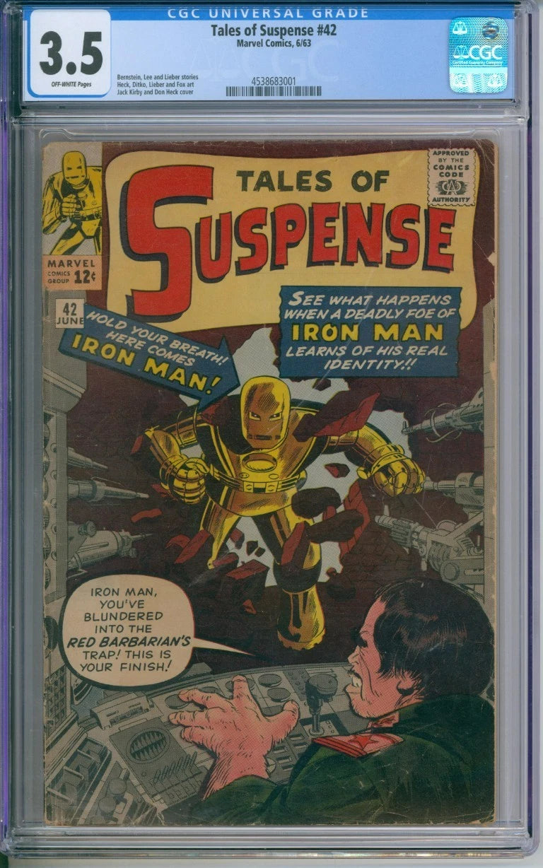 Tales Of Suspense #42 CGC 3.5 Iron Man