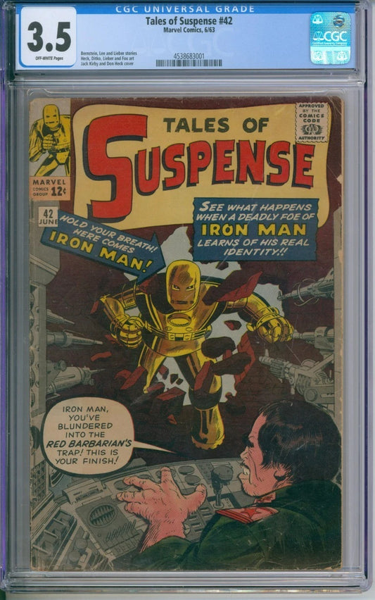 Tales Of Suspense #42 CGC 3.5 Iron Man