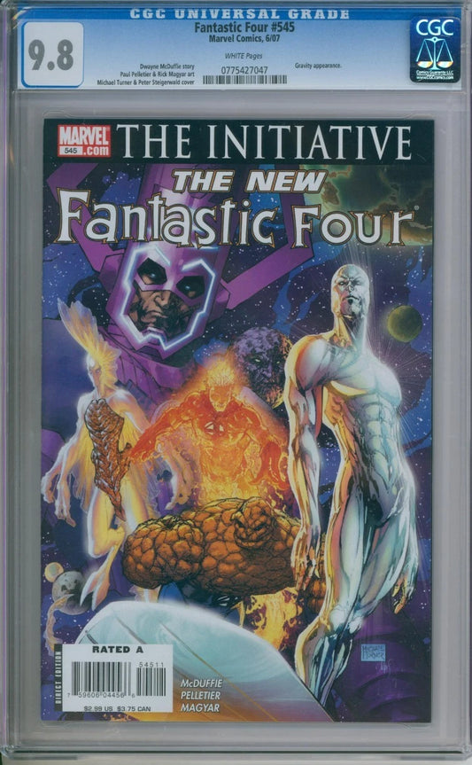 Fantastic Four #545 CGC 9.8 Dwayne McDuffie