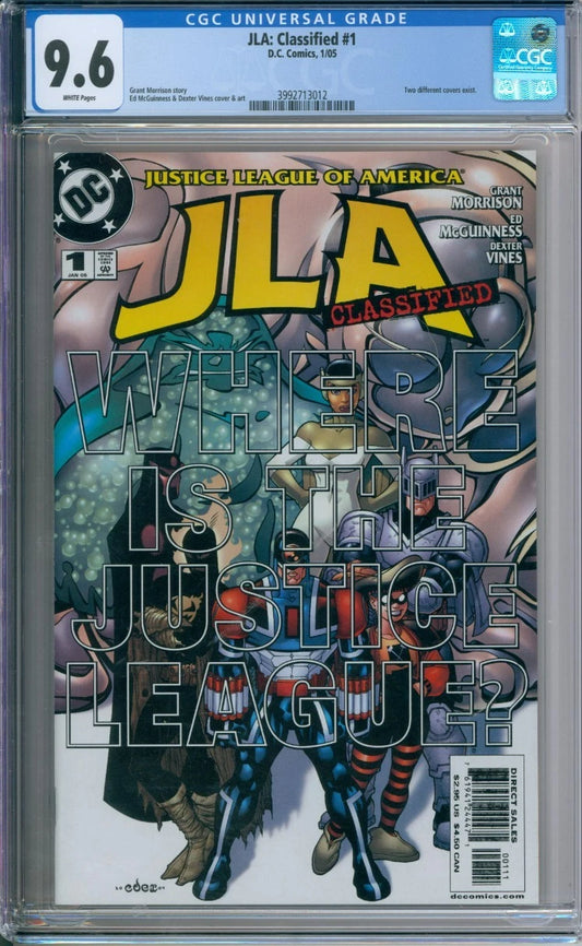 JLA Classified #1 CGC 9.6 Grant Morrison