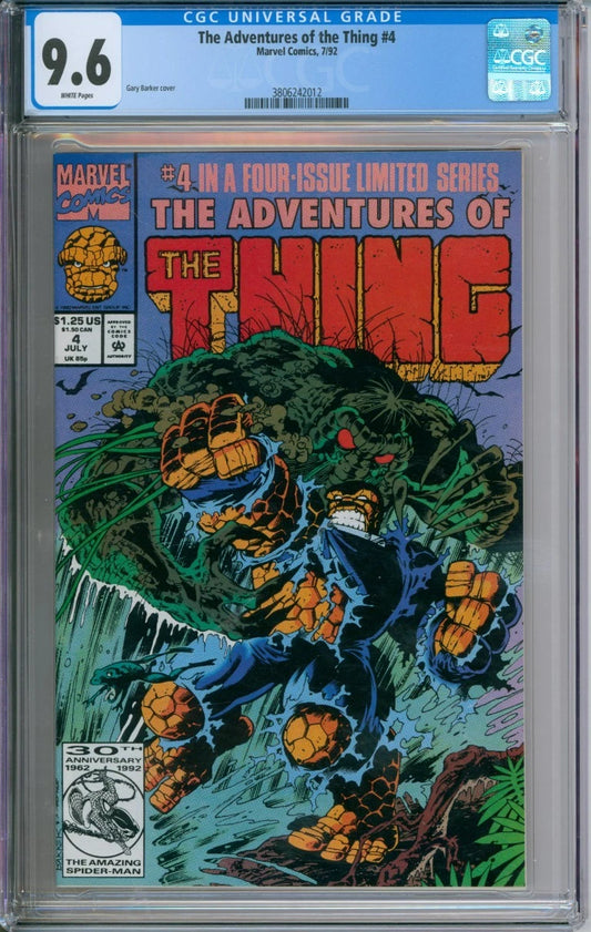 The Adventures Of The Thing #4 CGC 9.6 Gary Barker Cover