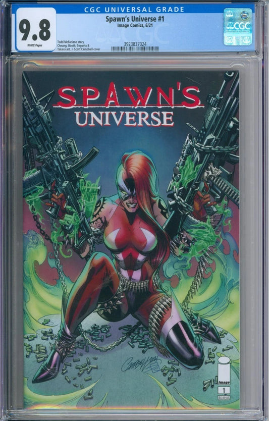 Spawn's Universe #1 CGC 9.8 Todd McFarlane