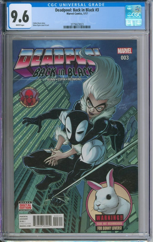 Deadpool: Back In Black #3 CGC 9.6 Cullen Bunn