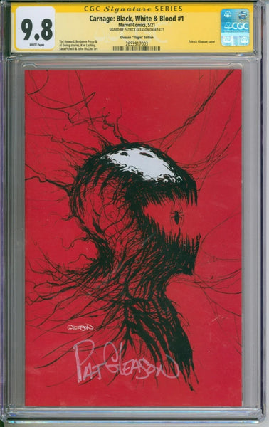 Carnage: Black,  White, & Blood #1 CGC Signature Series 9.8