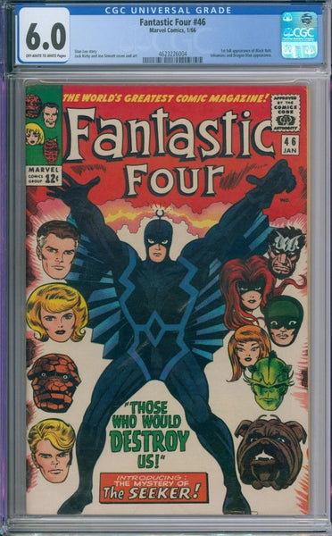 Fantastic Four #46 CGC 6.0 1st Full Appearance Of Black Bolt