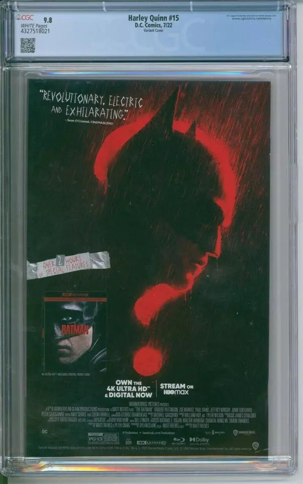 Harley Quinn #15 CGC 9.8 Variant Cover