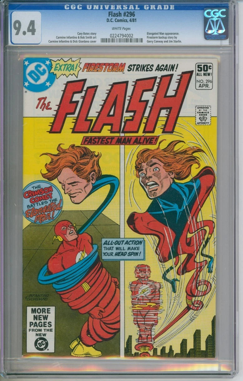 The Flash #296 CGC 9.4 Cary Bates