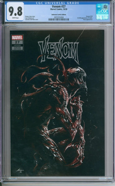 Venom #27 CGC 9.8 Unknown Comics Edition