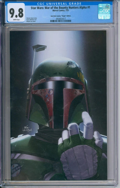 Star Wars: War of the Bounty Hunters Alpha #1 CGC 9.8 "Virgin" Cover