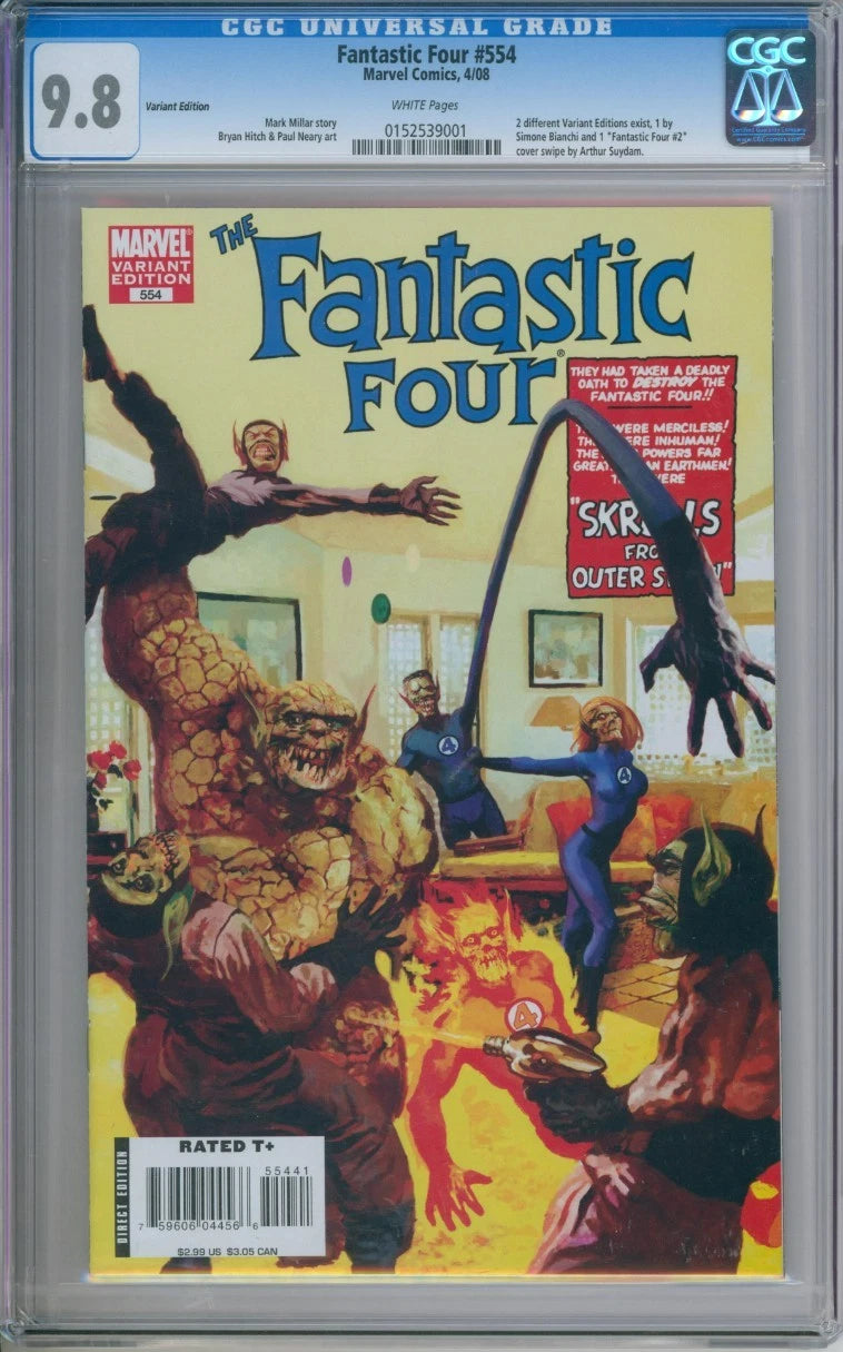 Fantastic Four #554 CGC 9.8 Mark Millar