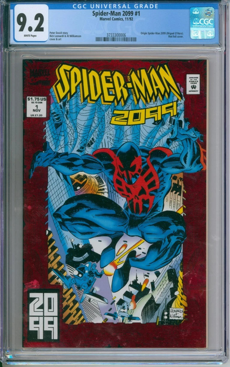 Spider-Man 2099 #1 CGC 9.2 Red Foil Cover