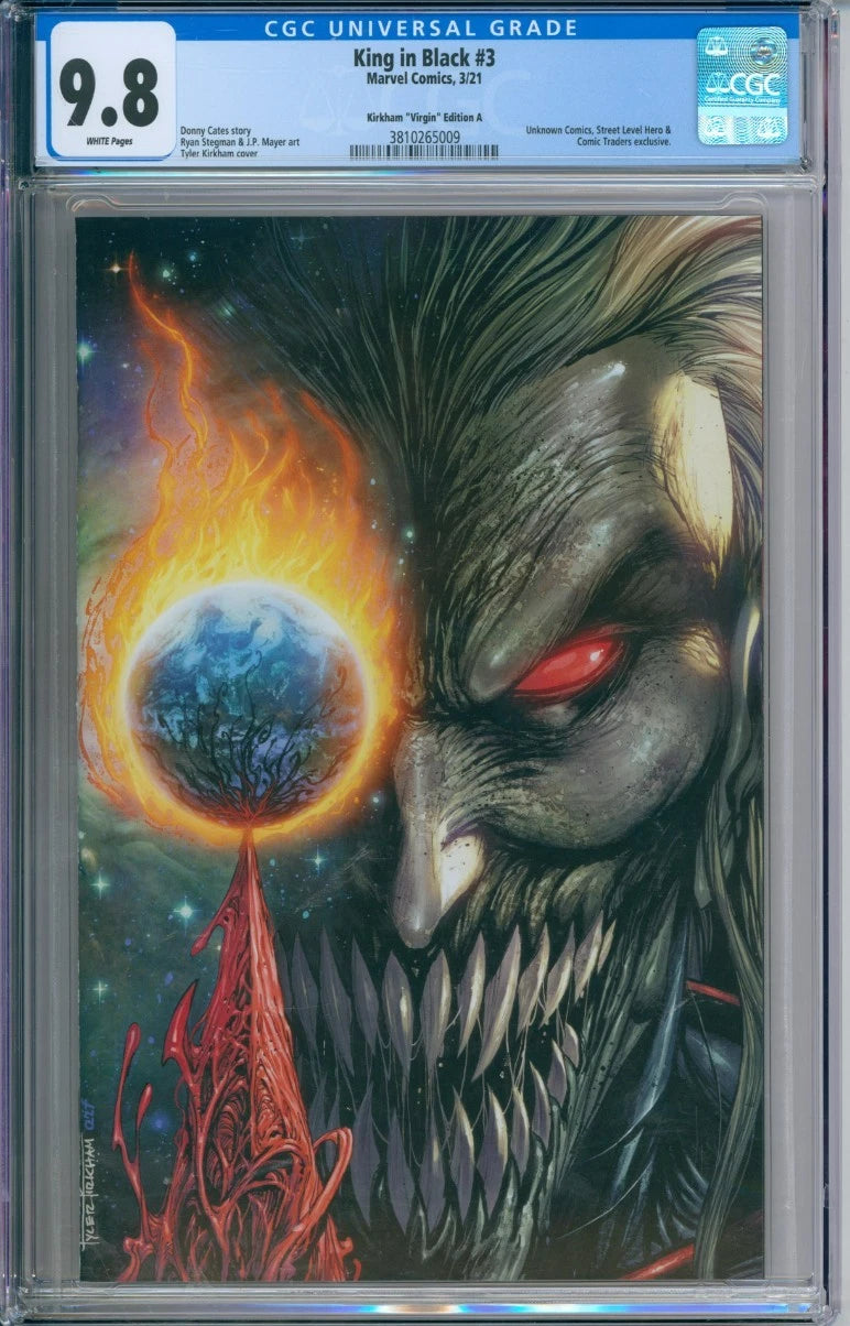 King in Black #3 CGC 9.8 Kirkham "Virgin" Edition A