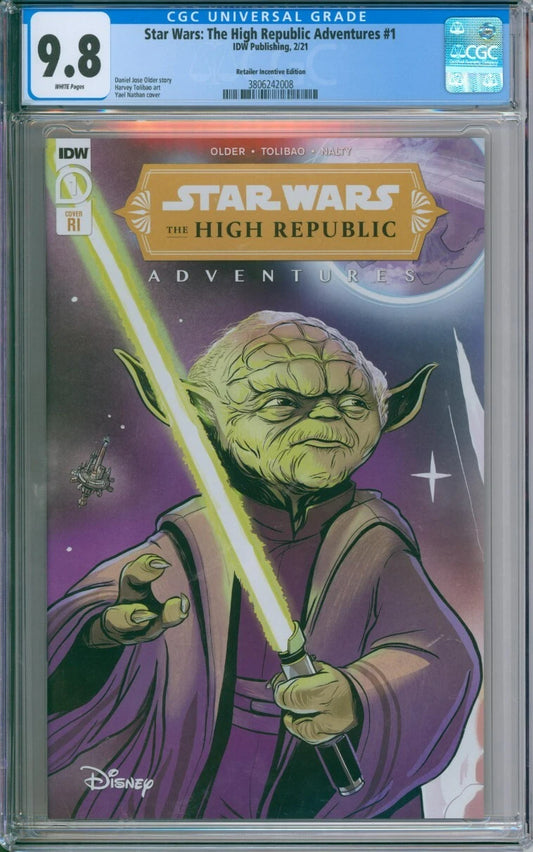 Star Wars: The High Republic Adventures #1 CGC 9.8 Retailer Incentive Edition