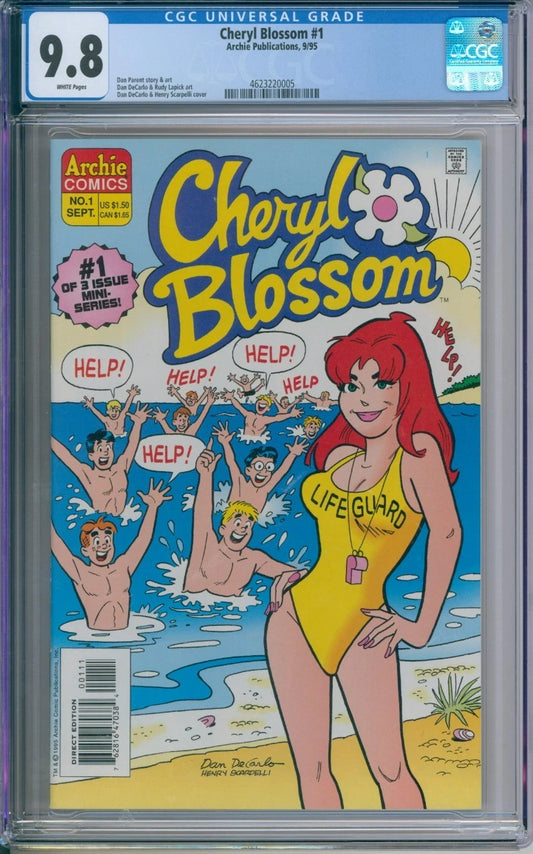 Cheryl Blossom #1 CGC 9.8 Dan DeCarlo