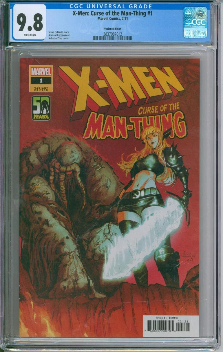 X-Men: Curse Of The Man-Thing #1 CGC 9.8 Variant Edition