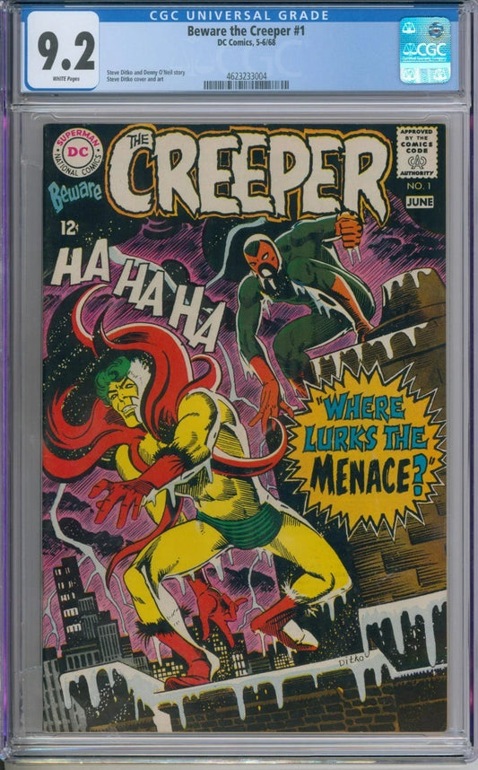 Beware The Creeper #1 CGC 9.2 Steve Ditko