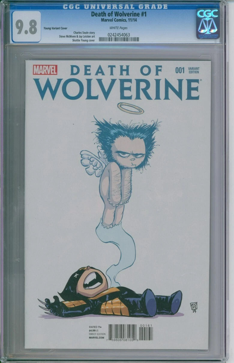 Death Of Wolverine CGC 9.8 Young Variant Cover