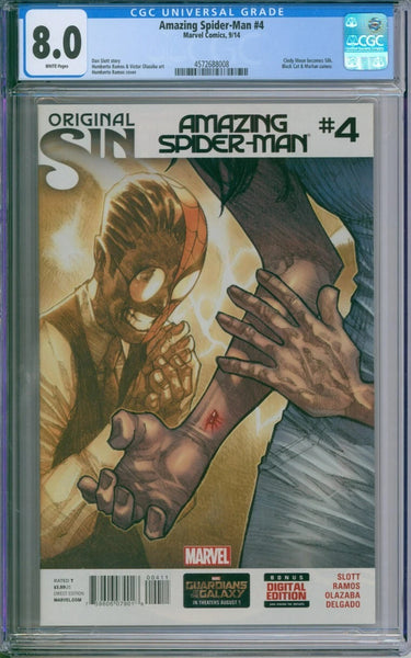 Amazing Spider-Man #4 CGC 8.0 Cindy Moon Becomes Silk