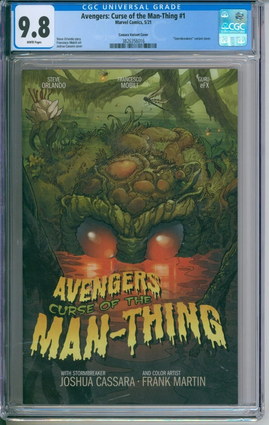 Avengers: Curse Of The Man-Thing #1 CGC 9.8 Stormbreakers Variant
