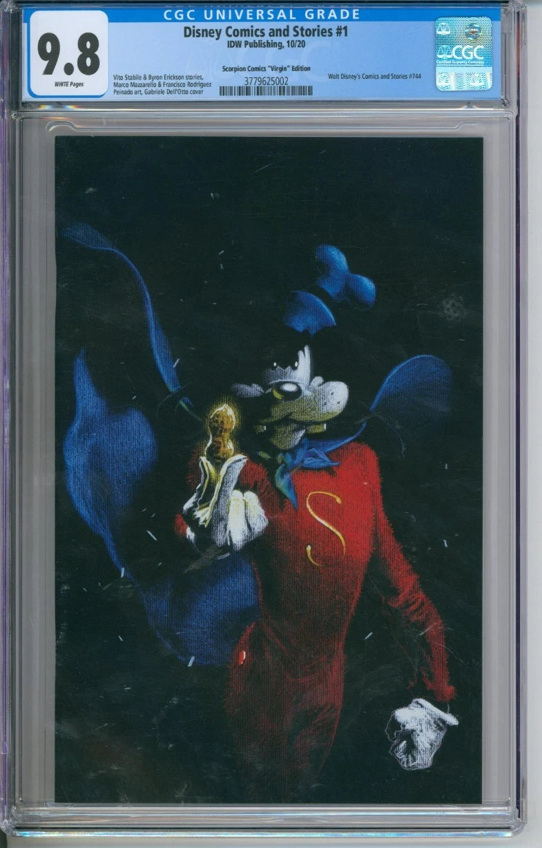 Disney Comics & Stories #1 CGC 9.8 Scorpion Comics "Virgin" Edition
