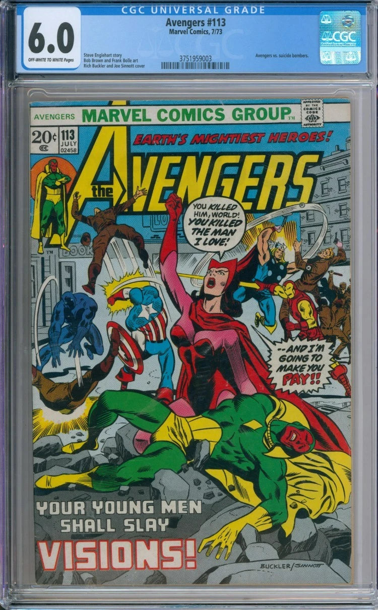 Avengers #113 CGC 6.0 Steve Englehart