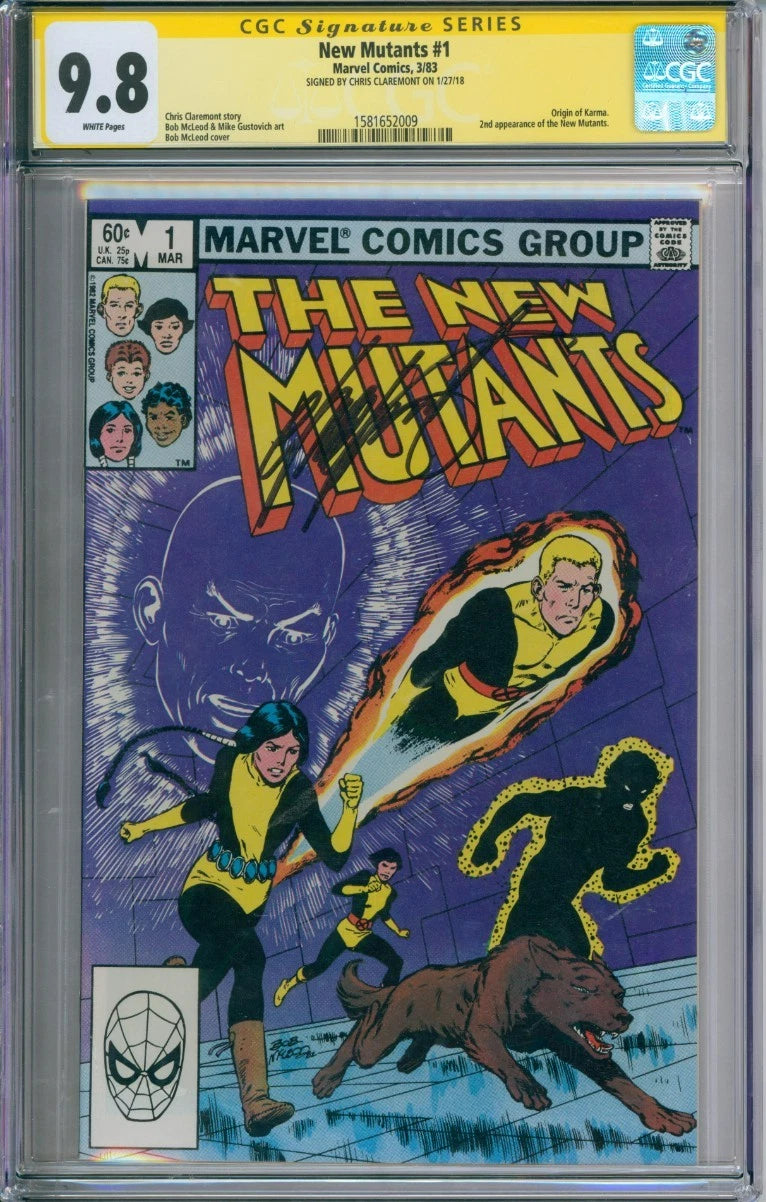 New Mutants #1 CGC Signature Series 9.8 Signed By Chris Claremont