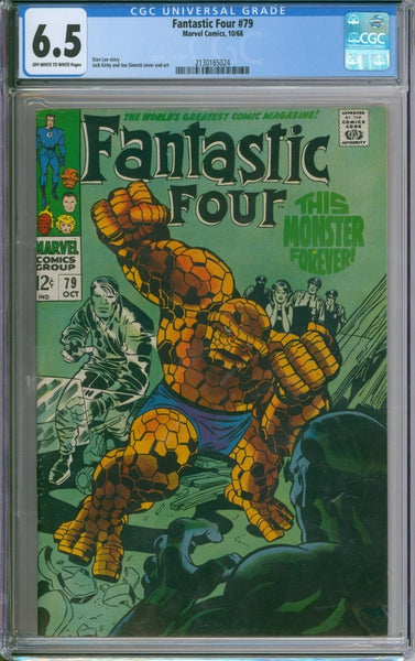 Fantastic Four #79 CGC 6.5 Stan Lee Jack Kirby