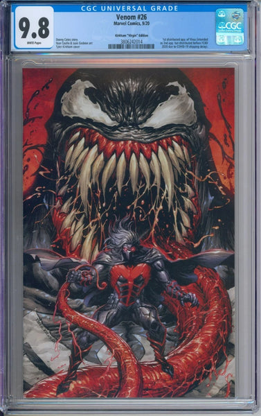 Venom #26 CGC 9.8 Kirkham "Virgin" Edition