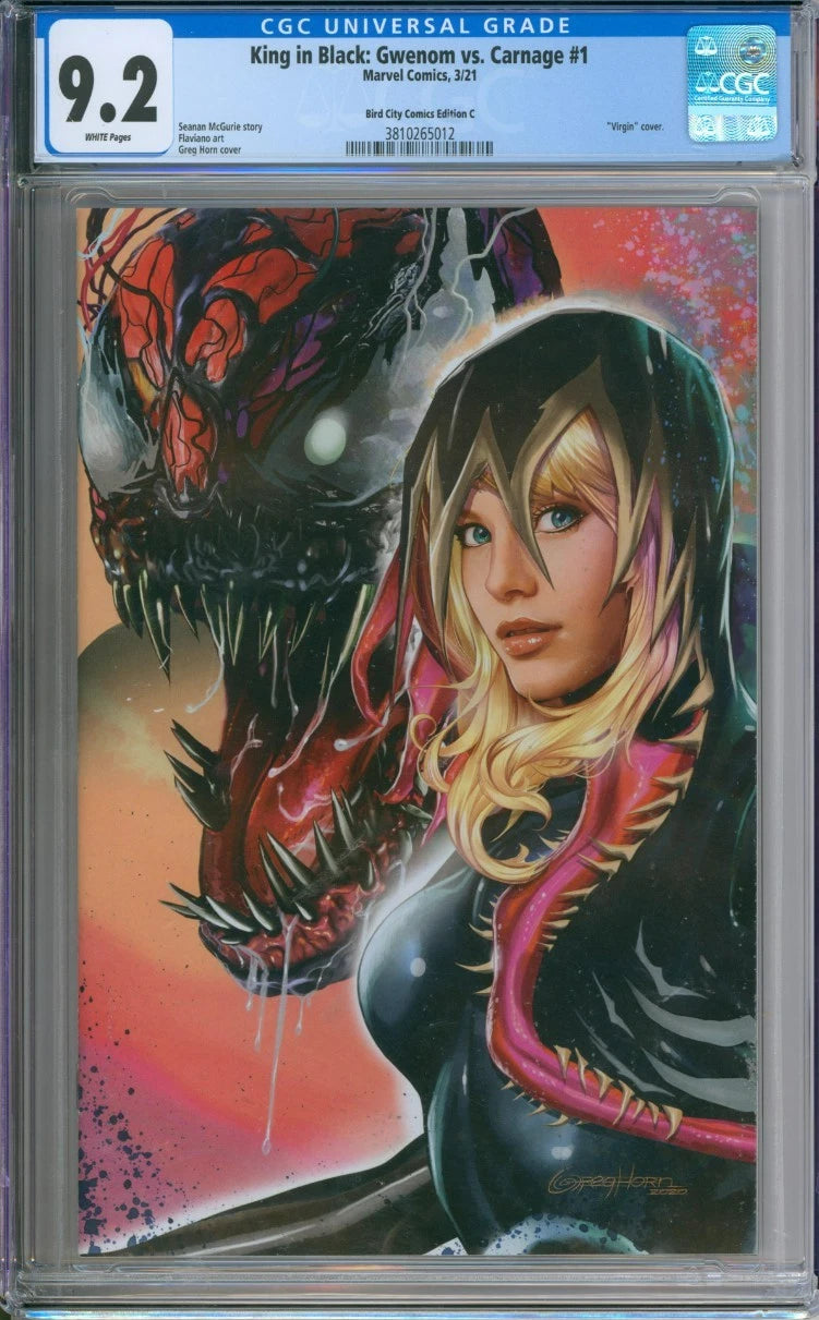 King in Black: Gwenom vs. Carnage #1 CGC 9.2 Bird City Comics Edition C