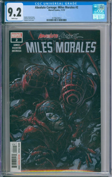 Absolute Carnage #2 CGC 9.8 Saladin Ahmed