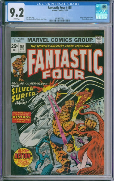 Fantastic Four #155 CGC 9.2