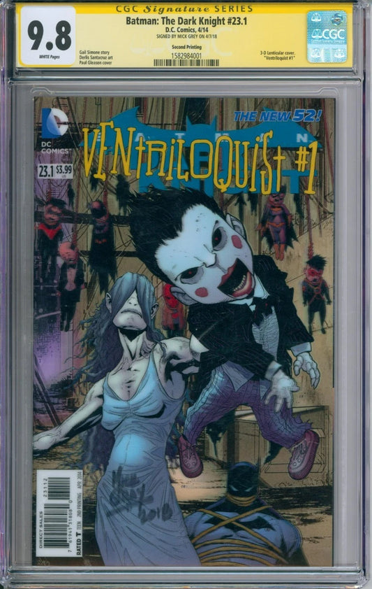 Batman: Dark Knight #23.1 CGC Signature Series 9.8 Signed By Mike Grey