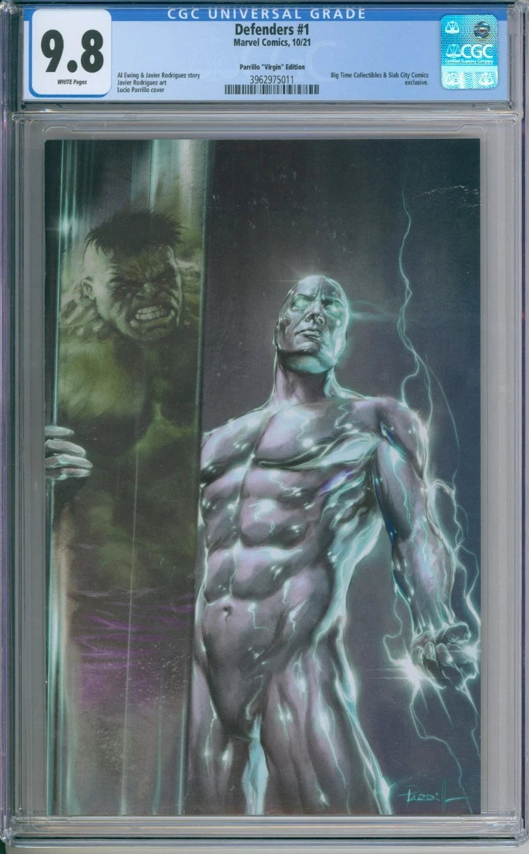 Defenders #1 CGC 9.8 Parillo "Virgin" Edition