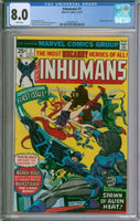 Inhumans #1 CGC 8.0 Blastaar Appearance