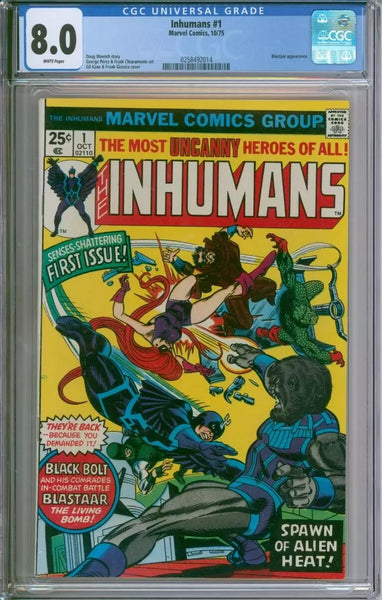 Inhumans #1 CGC 8.0 Blastaar Appearance