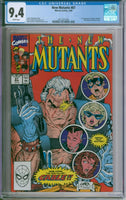 The New Mutants #87 CGC 9.4 1st Appearance Of Cable & Stryfe