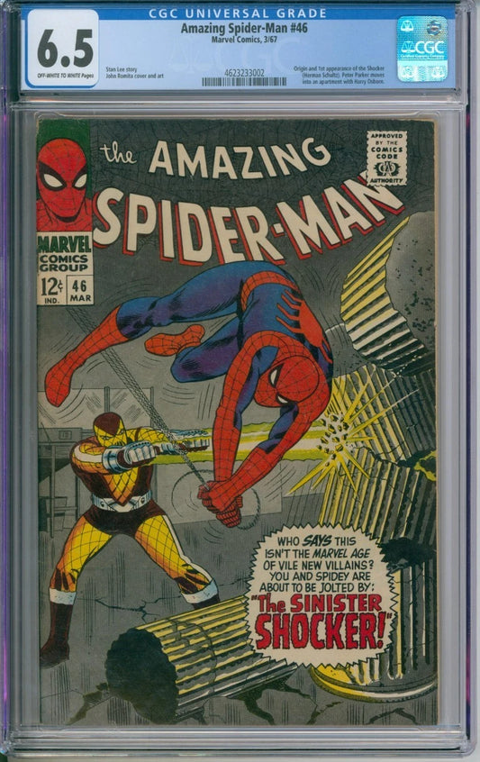 Amazing Spider-Man #46 CGC 6.5 1st Appearance Of Shocker