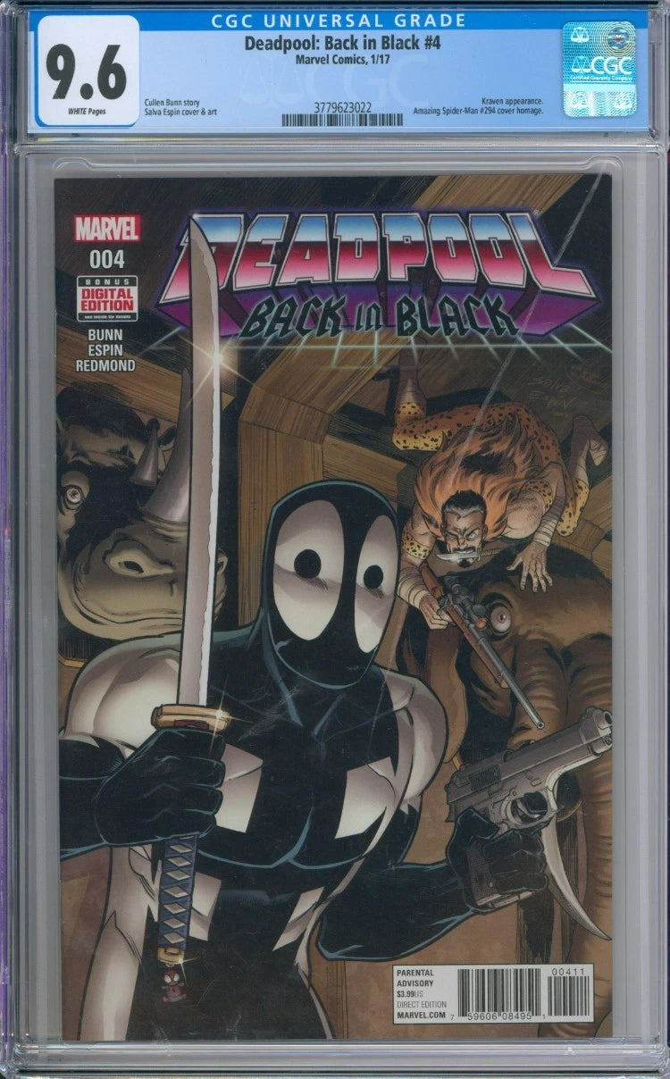 Deadpool: Back In Black #4 CGC 9.6 Cullen Bunn