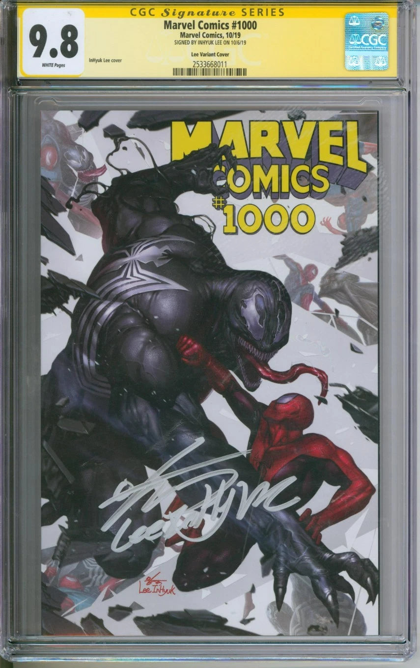 Marvel Comics #1000 CGC Signature Series 9.8 Signed by Inhyuk Lee